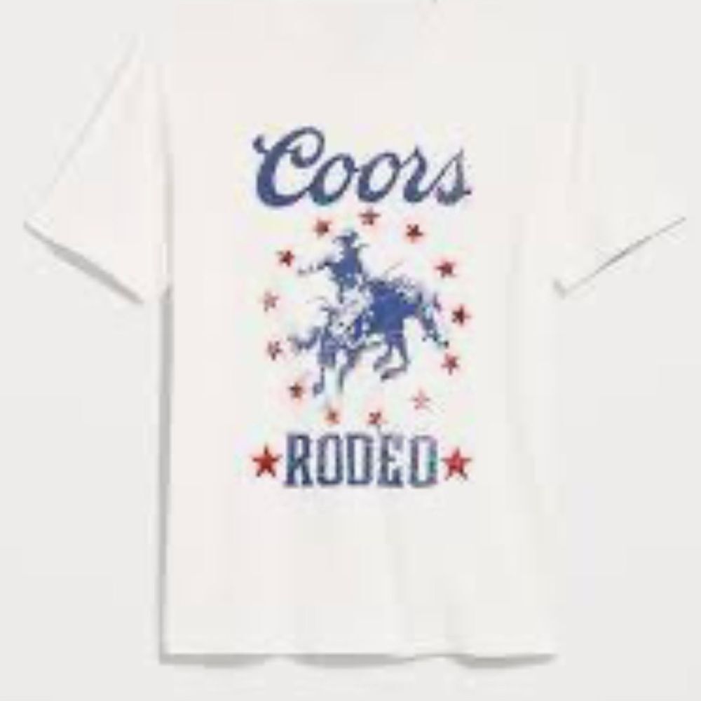 Old Navy Coors Rodeo Tee Beige XXXL/T NWT IN PACKAGE